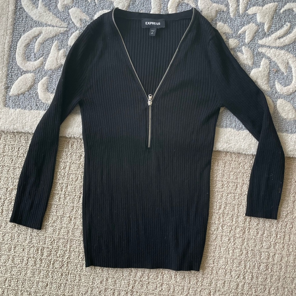 Express black sweater